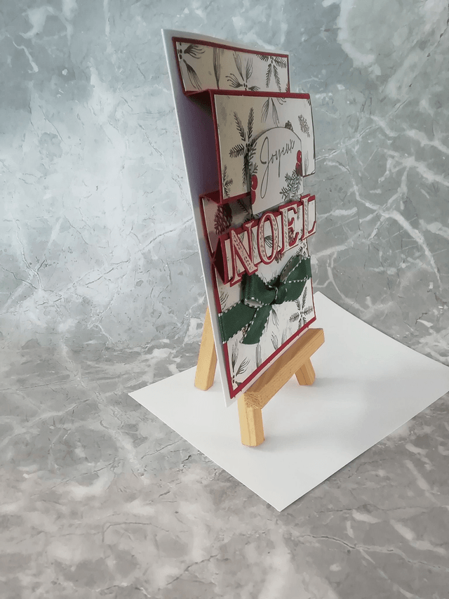 Carte Noël relief