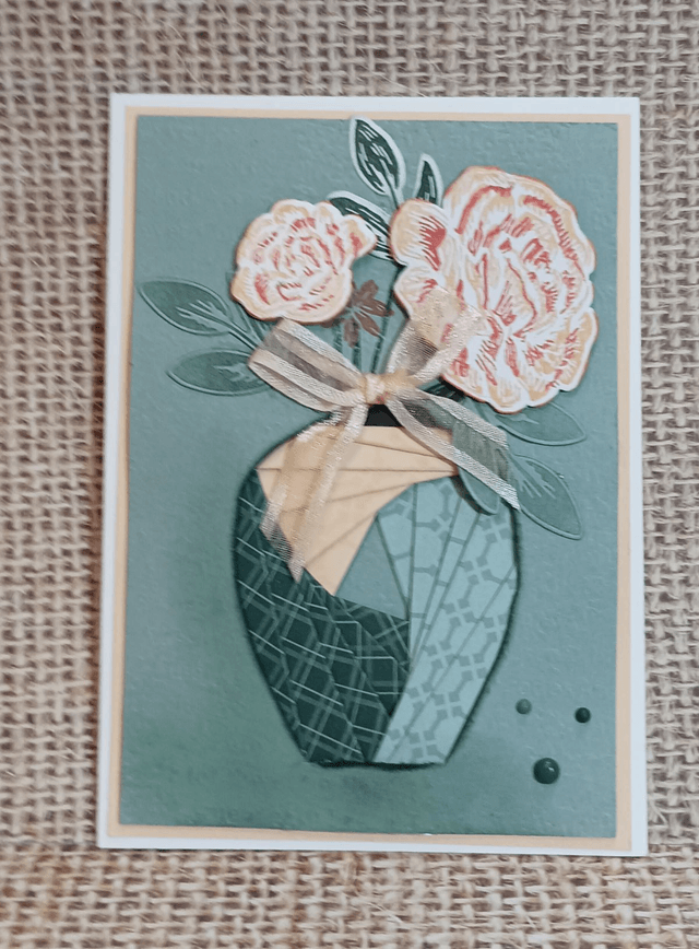 Bouquet de fleurs et vase