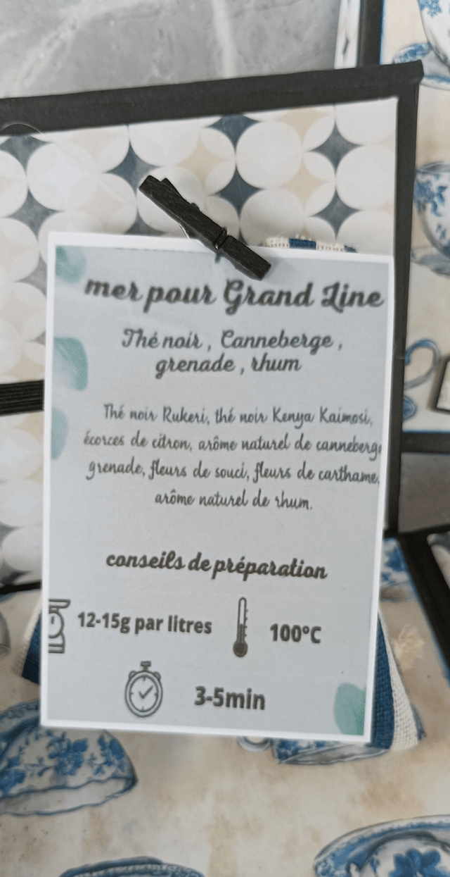Coffret Cadeau thé: 3 Pochons vrac, saveur originale