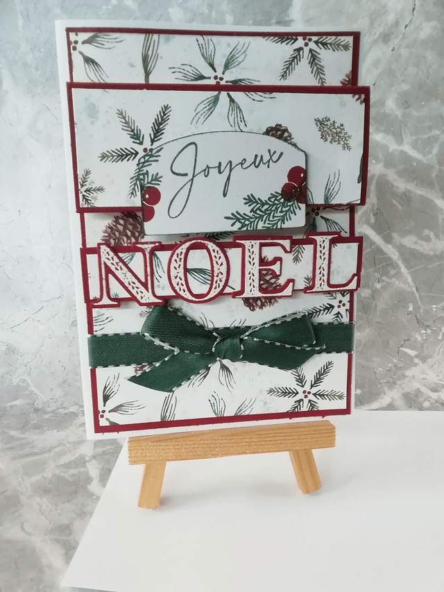 Carte Noël relief