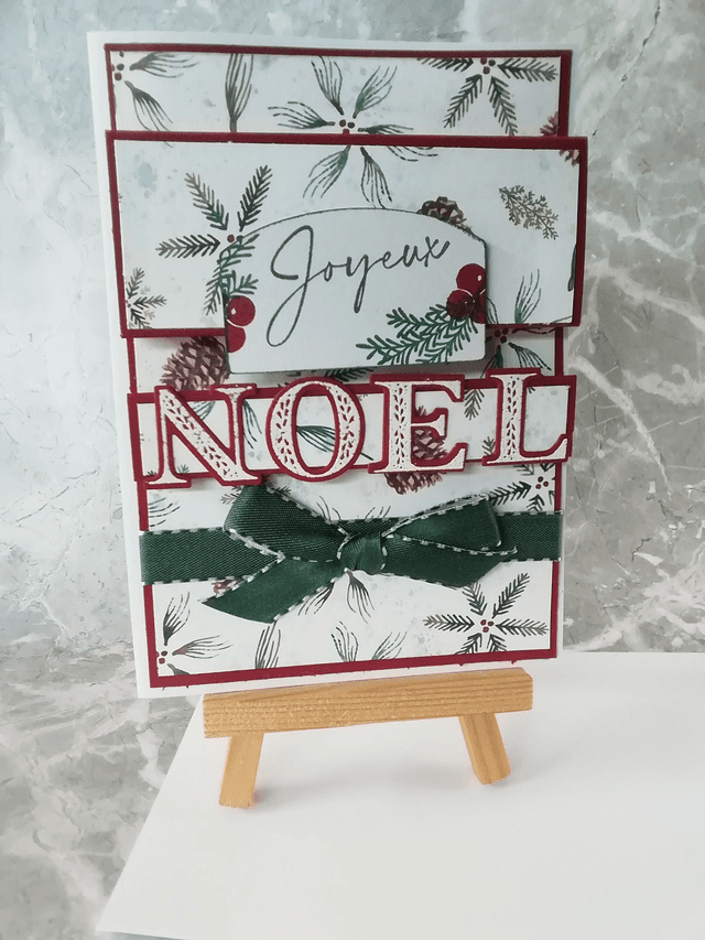 Carte Noël relief